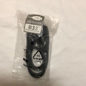 USB Data Cable. New- never opened